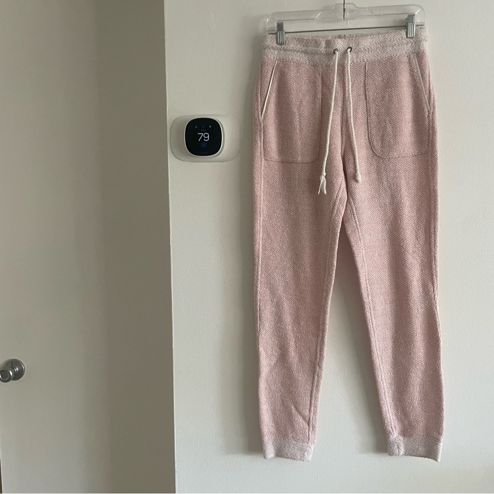 Faherty Soft Pink Knitwear joggers size small - Picture 2 of 9